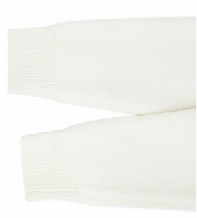 Modern Figure Knit – Lässiger Langarm-Pullover mit Print