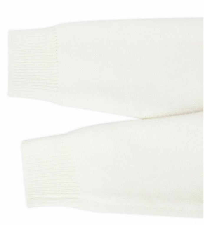 Modern Figure Knit – Lässiger Langarm-Pullover mit Print